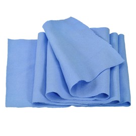 MECCANIXITY 39" Elastic Cuffs Ribbed Trims Cotton Fabric Knit Rib Stretch Tape Cuff Sleeve Waistband for Sewing, 6" Wide Sky Blue