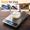 Food Scale, 33lb Digital Kitchen Scale with Stainless Steel &