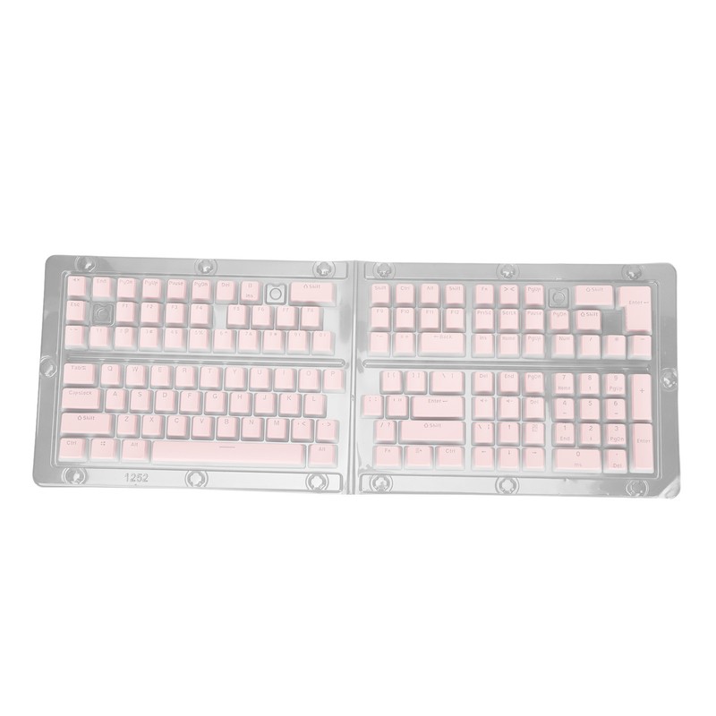 Keyboard Keycaps 129 Keys Pudding Transparent OEM Height PBT Two
