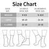 BIOAUM Men's Athletic Socks Size 10-13 - 6 Pairs Cotton