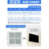 SEAL360 Square Magnetic Vent Covers (2-Pack), Pockets for Complete Seal,