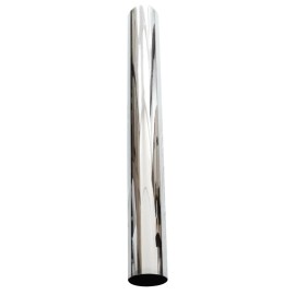 Blitech Racing Chrome Straight Stack Pipe 5" OD x 48" inch Tube Peterbilt Kenworth Freightliner