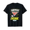 Surprise: I'm Drunk Fun Drinking and Smoking Christmas Cocktail T-Shirt,