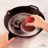 Cuisinel Cast Iron Chainmail Scrubber + Pan Scraper - Deluxe