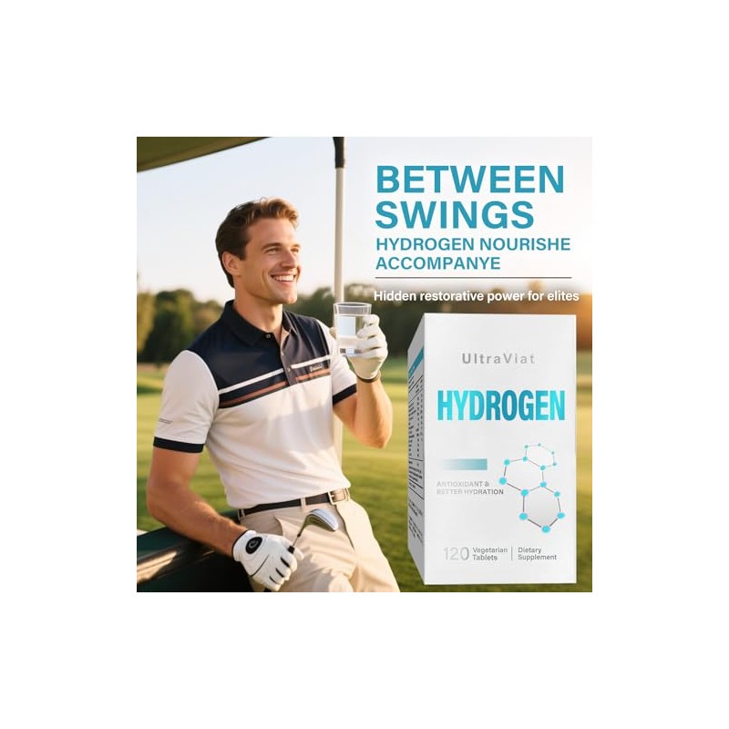 Hydrogen Water Tablets, 12 ppm H2 Molecular Hydrogen Supplement with