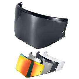 VCOROS Motorcycle Helmet Visor, Helmet Visor for FF901/Advant X, Motorcycle Wind Protection Helmet Lens Visor, Full Face Helmet Lens Visor, Motorcycle Helmet Accessory (Black)