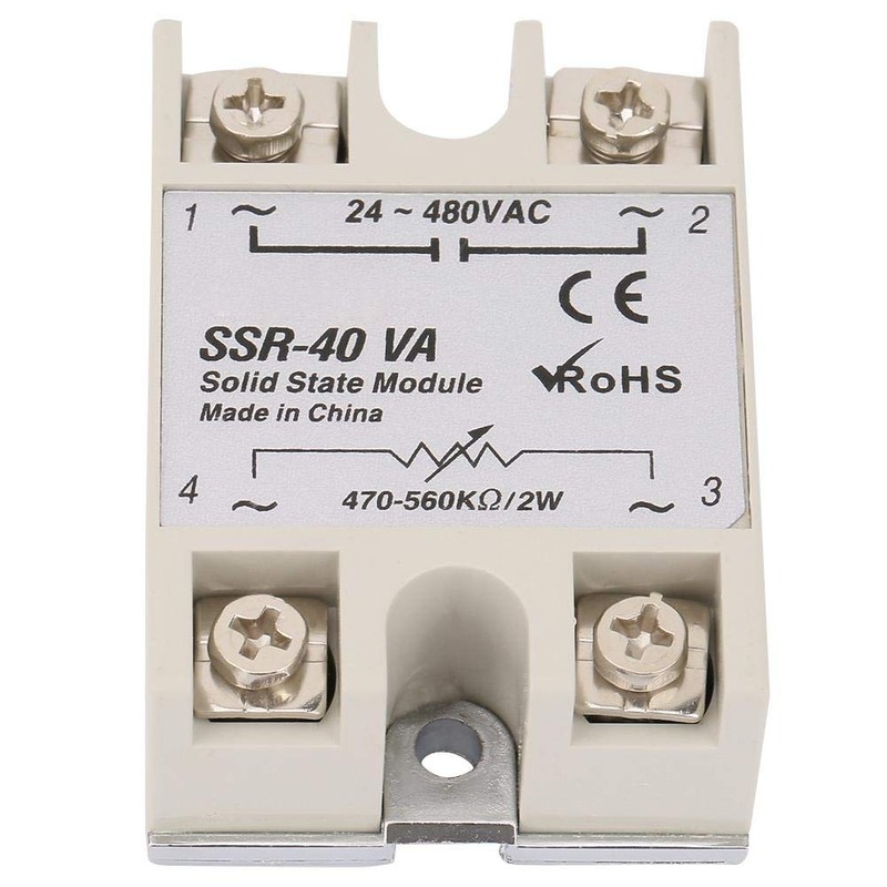 SSR-40VA Load Voltage 24-480V AC 40A Rated Current Regulator Solid