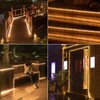 Homeleo Homeleo Verbesserte 6M 180 LED Solar LED Strip, Wasserdicht Led streifen f1r au?en, 8 Modi Automatisch EIN/AUS Solarlampen f1r Garten Terrasse Balkon Deko Halloween Weihnachten Dekoration(Warmwei?)
