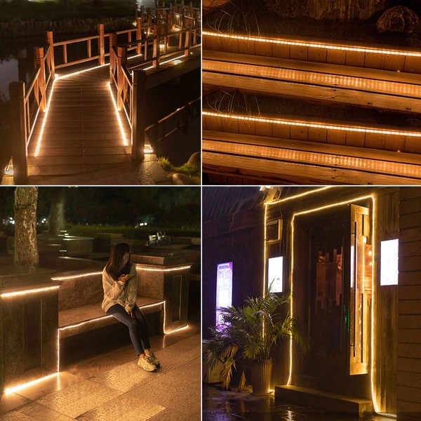 Homeleo Homeleo Verbesserte 6M 180 LED Solar LED Strip, Wasserdicht