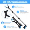 38" Extra Long Grabber Reacher Tool – 3 Pack Foldable
