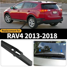 GARDIMU Rear Wiper Blade Assembly, Back Windshield Wiper Blades Arm Accessories Replacement for Toyota RAV4 2013-2018, Rear Wiper Blade and Arm Set for 2013 2014 2015 2016 2017 2018.