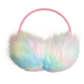 PHOGARY Ear Warmers for Children Girls Earmuffs Winter for Women 2-3 cm Adjustable Plush Faux Fur Winter Accessory Gift Idea for Your Girls, Colour 2