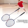 Sports Badminton Rackets Lightweight Badminton Racquets Set Outdoor Backyard Games