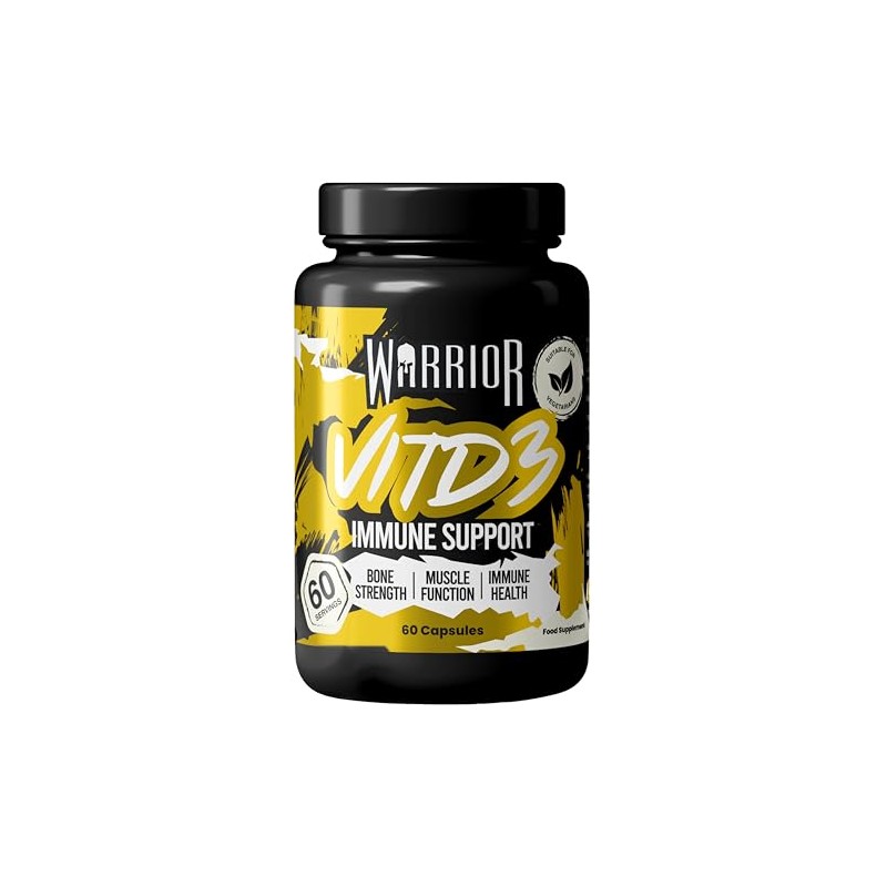 Warrior Vitamin D3 Tablets 4000 IU 60 Day High Strength