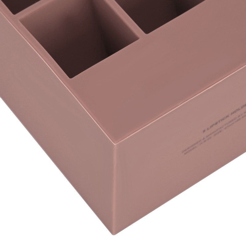 Lipstick Holder Cosmetic Makeup Desk Lipstick Display Stand Organizer Storage