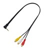 CERRXIAN 3.5mm 4 Pole Mini Plug L Plug Male to
