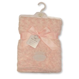 Baby Girls Wrap Blanket with 'Princess' Embroidery