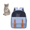 Cat Backpack Large Capacity Portable Breathable Dog Cat Carrying Double