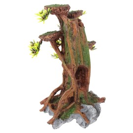 COLLBATH Tank Tree Creative Aquarium Stump Decor Compact and Lightweight Fish Tank Landscape Ornament