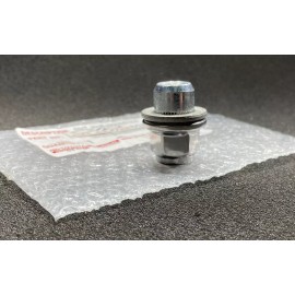 Toyota 14 - 22 TOYOTA COROLLA CHROME ALLOY WHEEL LUG NUT WITH WASHER QTY 1 OEM NEW