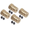 Audiofan RC Hex Coupler 18x12mm Inner Diameter 3mm Set of