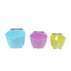 3pcs Drain Colander Set Food Grade PP Stackable Fruit Vegetable