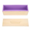 Soap Loaf Mold Flexible Purple Silicone DIY Hand Made Soap