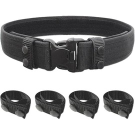 Adjustable Tactical Belt - Mens Quick Release Military Nylon Belt with Heavy Duty Buckle