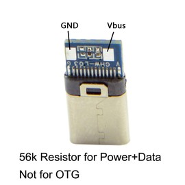 CY 5set DIY 24pin USB 3.1 Type C USB-C Male Plug Connector SMT Type with 3.5mm SR and Housing Cover