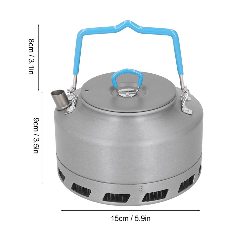 Camping Kettle Scald Proof Short Mouth Fast Heating Energy Saving