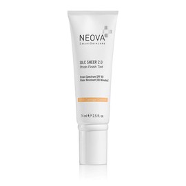 NEOVA SmartSkincare Silc Sheer 2.0 Tinted Sunscreen 2.5 fl oz | Broad Spectrum SPF 40 | Up To 80 min. Water Resistance | Oil & Fragrance Free | For All Skin Types