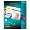 AVE11419 - Avery Index Maker Punched Clear Label Tab Divider