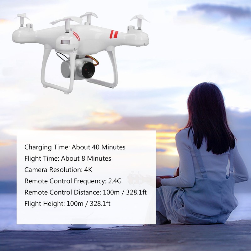 4k RC Quadcopter Remote Control Drone Toy for Boys Girls