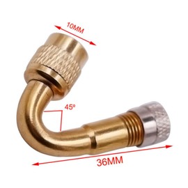 Norhogo Tyre Valve Extension, 3 Pieces Air Tyre Valve Adapter, Tyre Valve Extension Manifold with 2 Pieces Tyre Valve Extension, for Car, Motorcycle, Scooter, Bicycle