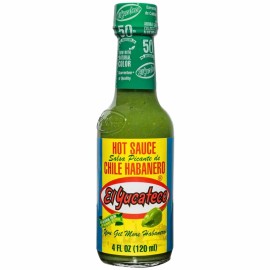 El Yucateco Green Chile Habanero Sauce, 4 oz., 120 ML