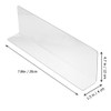 HOMSFOU 20pcs Partition Plate Transparent Shelf Separators Shelf Storage PVC