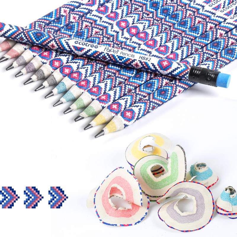 ECOTREE Sharpened Pencils #2 Cute Pencils for Kids Number 2