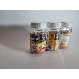 Airborne (3) Airborne Immune Support Kids Assorted Fruit Flavors 63 Gummies Exp 2/26