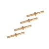 4 Pieces 4-4 mm Brass Fitting Hose Barb Splicer Mender