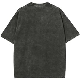 Acid Wash Tshirt Men,Men's Cotton T-Shirts,Streetwear Baggy Washed Unisex Tops,Acid Wash Casual Hip Hop Tops (7,X-Large)