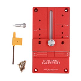 Garosa Sharpening Angle Fixture Chisel Sharpening Jig Sharpening System Aluminium Alloy Sharpening Holder Wood Honing Guide for Woodworking Chisels Planes