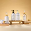 Janxin Refillable Shampoo and Conditioner Bottles, Shampoo Bottles with Pump,