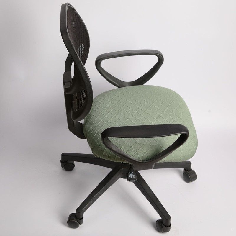 Melaluxe Stretch Jacquard Office Chair Cover, Removable Washable Desk Chair