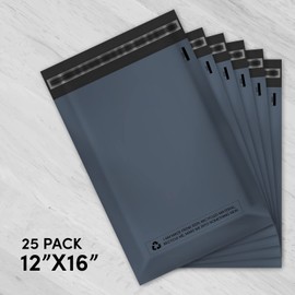 DVIVA 25pcs Postage Bags for Clothes |12"x16" Waterproof and Tear-Proof Mailing Bags | Large Parcel Bags for Delivery, Shipping & Packages