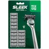 Dorco SLEEK motion razor blades 12 packs / SLEEK 모션 면도날 12입