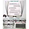 STARTONYOU Reading Glasses 3 Pack Anti-Blue Light Readers for Men