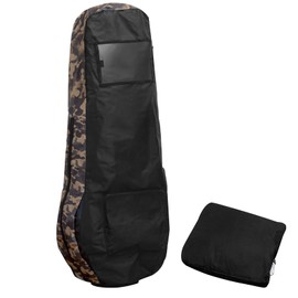 FIELDOOR Golf Bag Cover, Easy to Put on and Take off, Travel Cover, Courier 47.2 inches (120 cm), 9.5 Type, 48 Inches, Large, Durable, YKK Zipper, PVC Coating, Slip Pocket, Heavy Duty, 600D Ripstop