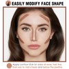 FOCALLURE Cream Contour Stick, Matte Bronzer Stick, Professional Face Shaping