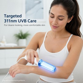 311nm Narrowband UVB Phototherapy Lamp for Targeted Use – Handheld Light Device for Clinician-Guided Home or Clinic Routines