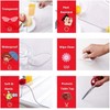 Toptablecloths Transparent PVC 1.5 mm Waterproof Oilproof Table Cover (17.7"x17.7"